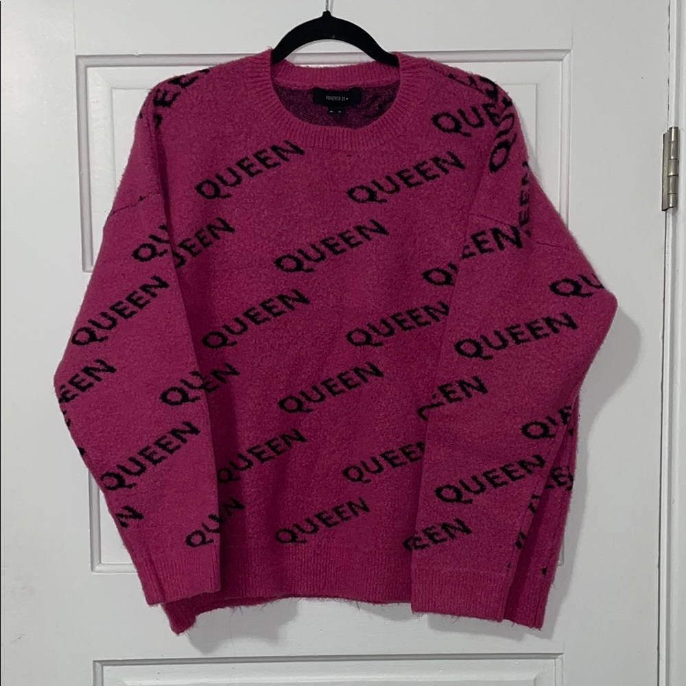 Forever 21 Pink Queen Sweater